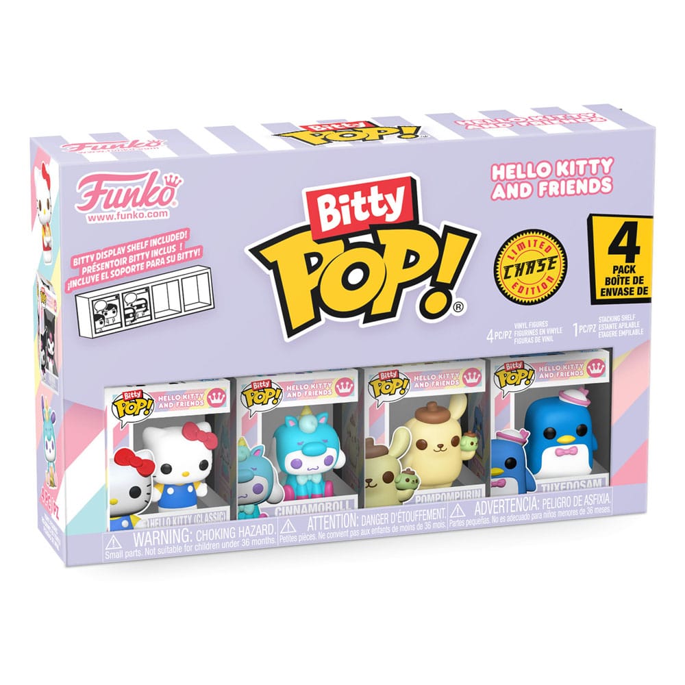 Hallo Kitty und Freunde Bitty Pop! Vinyl Abbildung 4-Pack-Serie 1 2 cm