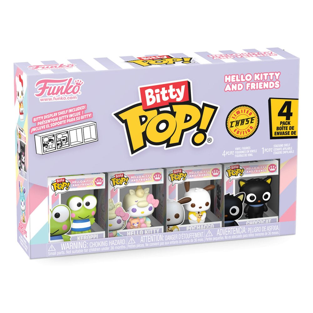 Hello Kitty och vänner Bitty Pop! Vinyl Figur 4-Pack Series 2 2 cm