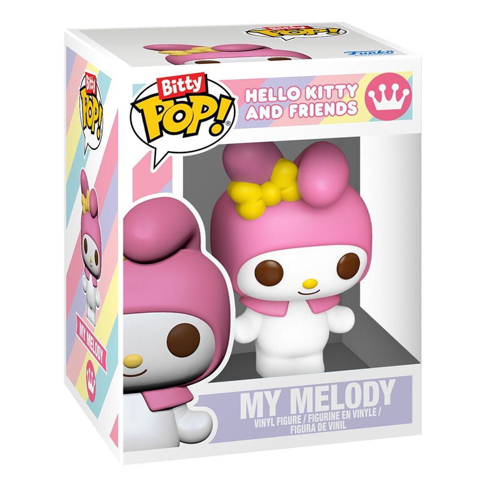 Ciao Kitty e i suoi amici Bitty POP! Figura in vinile, confezione da 4, serie 4, 2 cm