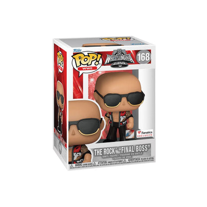 WWE POP'u! Vinil Şekil Rock- Final Boss (WrestleMania 40) 9 cm