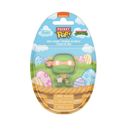 Tinejdžerski mutant ninja kornjače džep pop! Vinil figura Uskrs Michelangelo 4 cm zaslon (16)