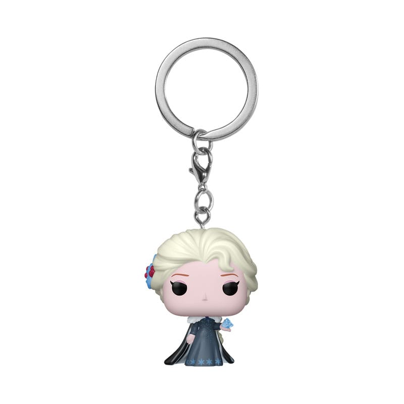 Disney Princesse POP! Porte-clés en vinyle 4 cm Holiday Elsa Display (12)