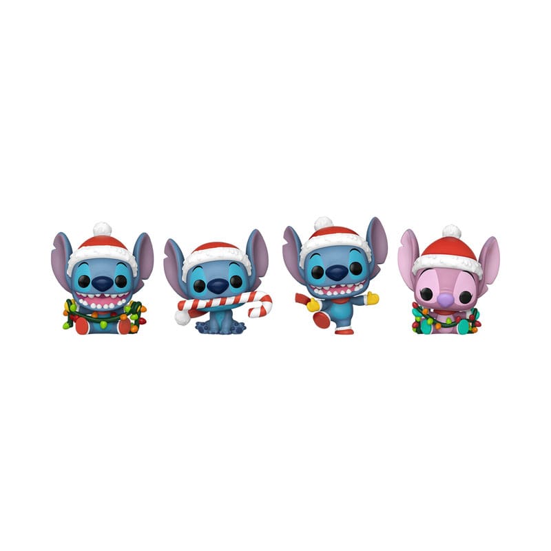 Lilo&Stitch Vakantie 2025 Pocket POP! Vinylfiguur 4-pack Boomvakantiedoos 4 cm