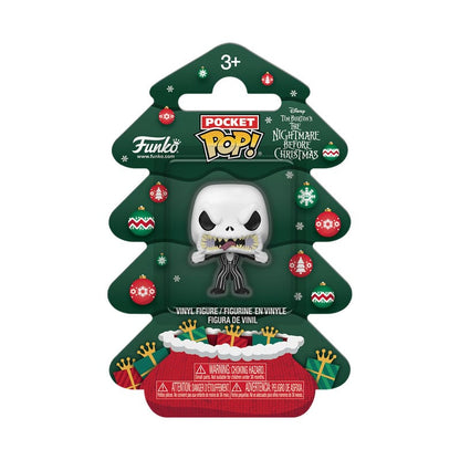 L'Étrange Noël de Monsieur Jack 2025 Pocket POP ! Porte-clés en vinyle Jack Tree Holiday Box 4 cm