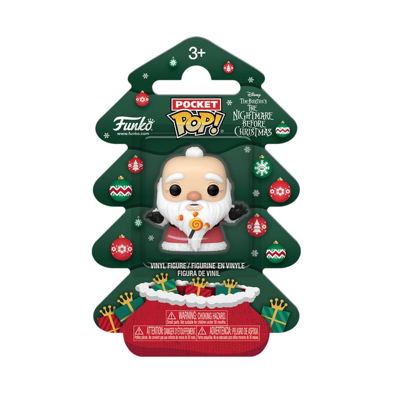 Mareritt før juleferie 2025 Pocket Pop! Vinyl Keychains Sandycls Tree Holiday Box 4 CM