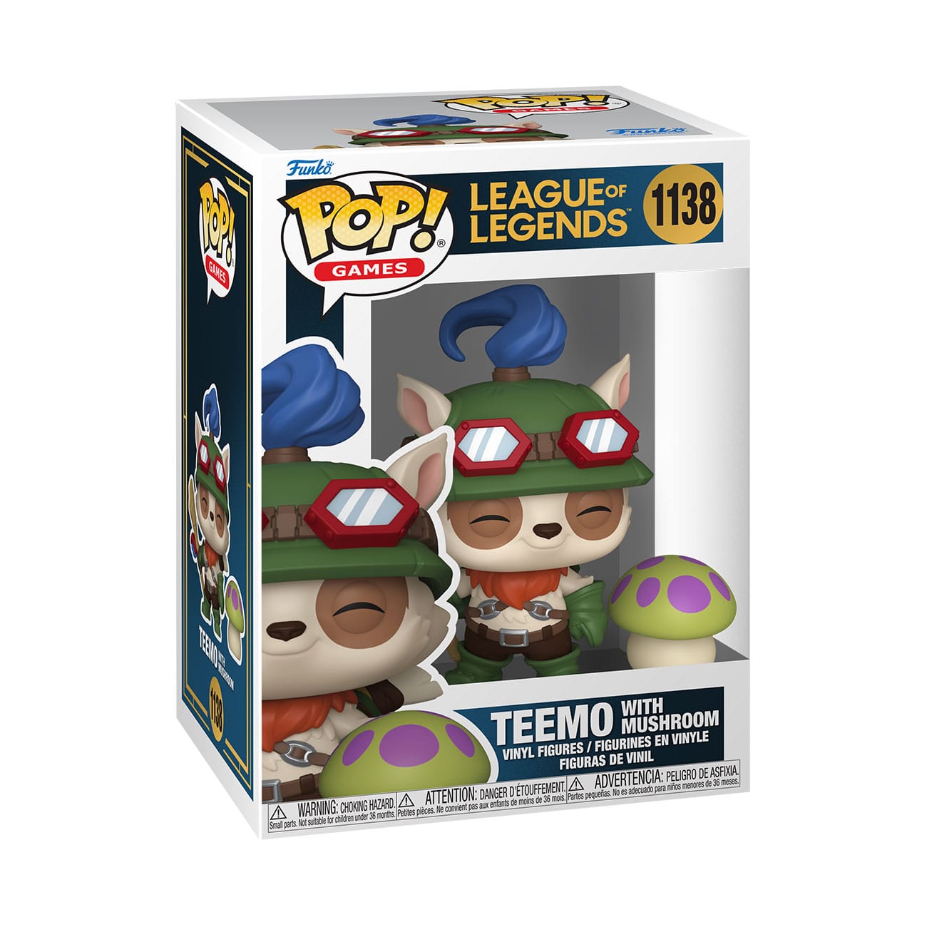 League of Legends POP!&Buddy Spil Vinyl Figur Teemo m/Shroom 9 cm