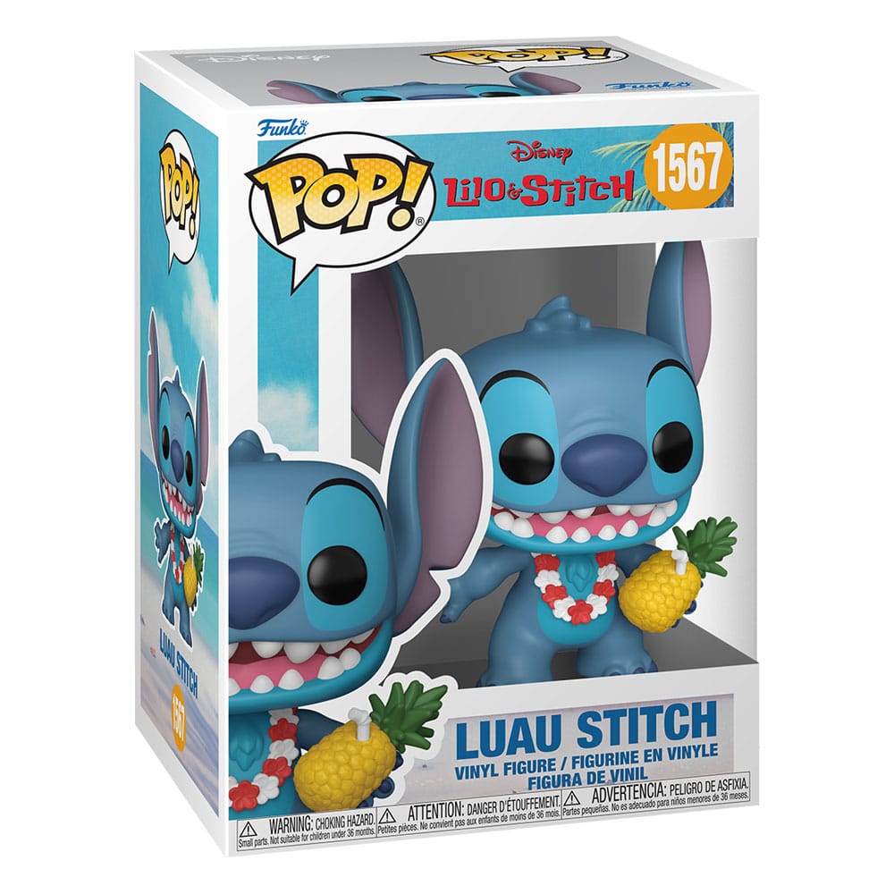 Lilo & Stitch Pop! Vinylfigur Luau Stitch 9 cm