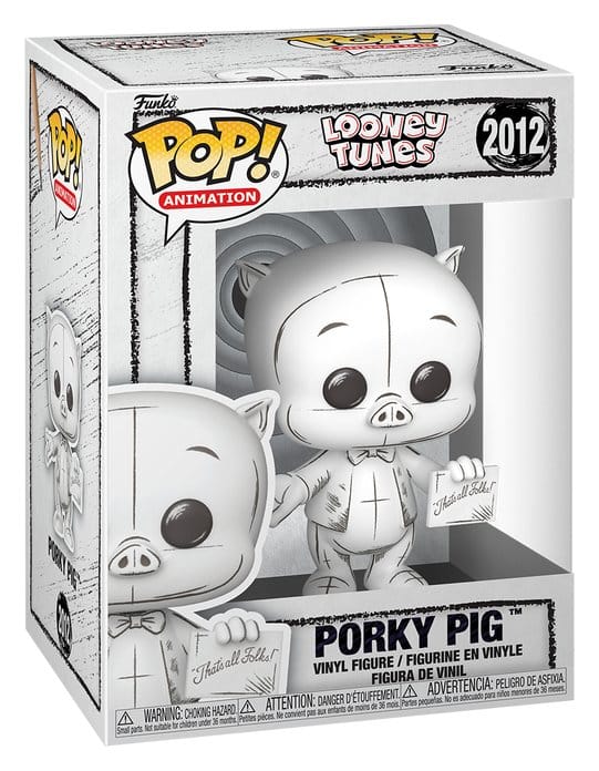 Looney Tunes POP! Animasjon Vinyl Figur Porky Pig? 9 cm