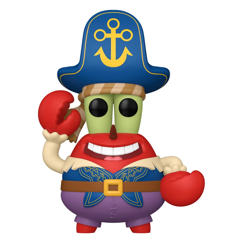 Bob l'éponge POP ! Figurine en vinyle M. Krabs (Pirate) 9 cm