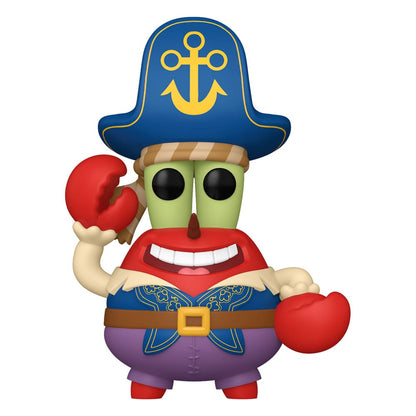 Bob l'éponge POP ! Figurine en vinyle M. Krabs (Pirate) 9 cm