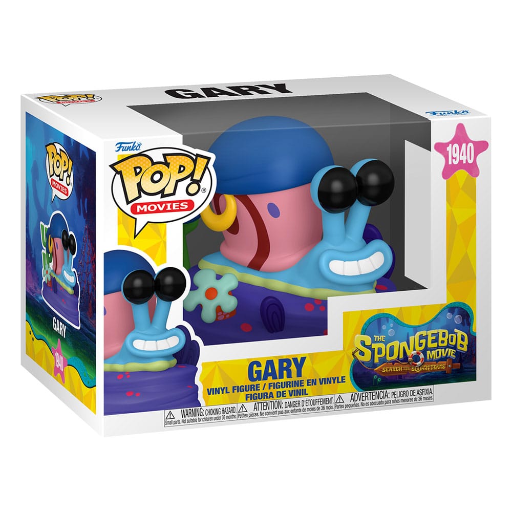 SpongeBob Schwammkopf POP! Vinylfigur Gary (Pirat) 9 cm