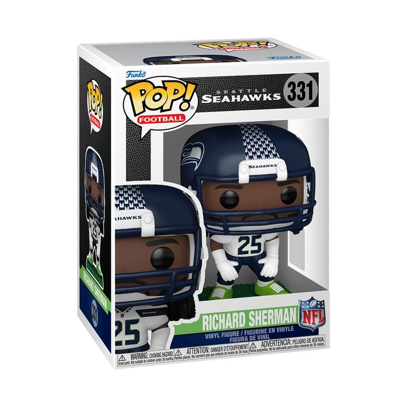 NFL: Legends POP! Sport-Vinylfigur Legends – Richard Sherman (Seahawks) 9 cm