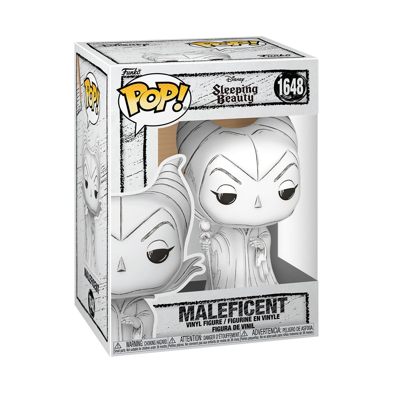 Disney-POP! Vinylfiguur geschetst - Maleficent 9 cm