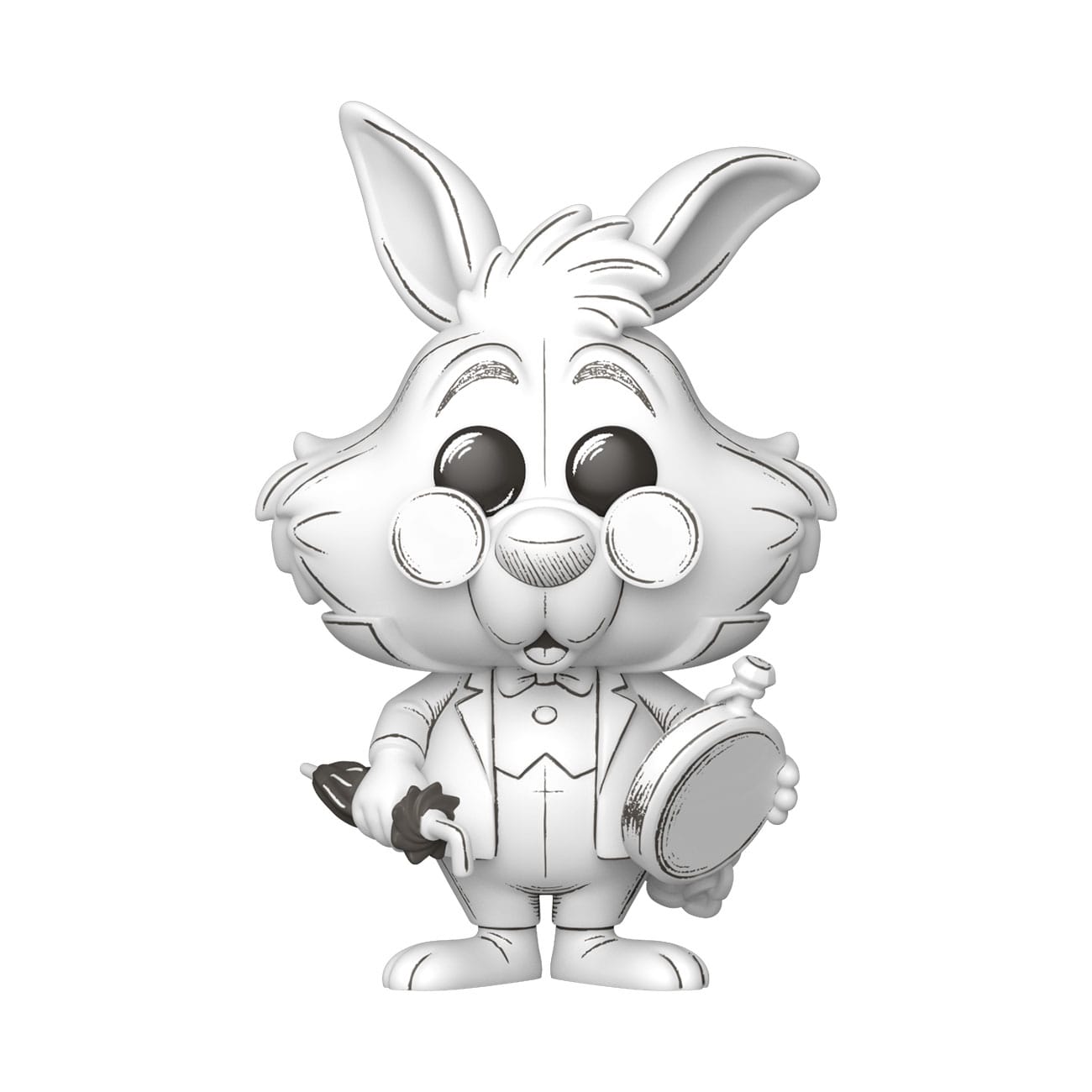 DisneyPOP! Figura in vinile schizzo - Coniglio bianco 9 cm