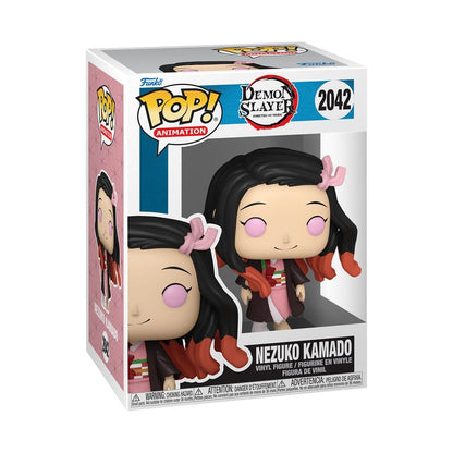 Demon Slayer: Kimetsu no Yaiba Pop! Animation vinylfigur Nezuko (human) 9 cm