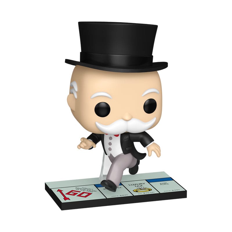 Monopol POP! Retro Legetøj Vinylfigur Mr Monopoly(Pass Go) 9 cm
