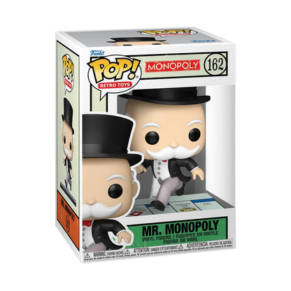Monopol POP! Retro Legetøj Vinylfigur Mr Monopoly(Pass Go) 9 cm