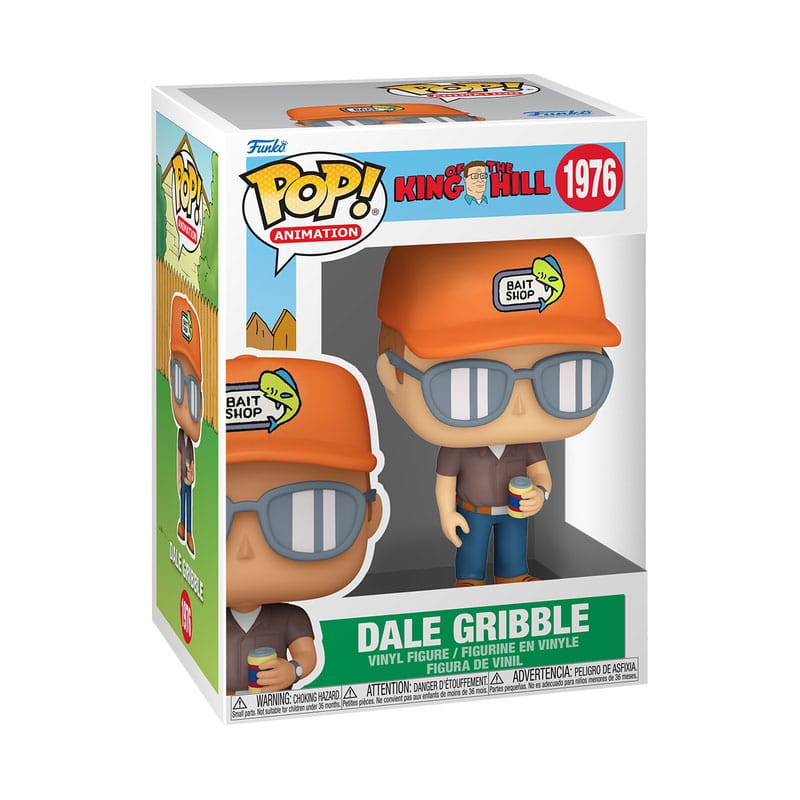 Tepenin Kralı Pop! TV vinil figürü Dale Gribble 9 cm