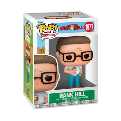 Tepenin Kralı Pop! TV vinil figürü Hank Hill 9 cm