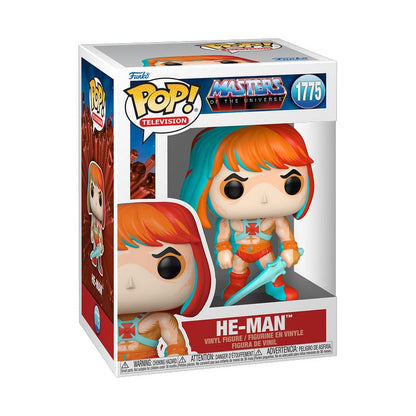 Maestros del Universo POP! Figura Vinilo Televisión He-Man (Comic Deco) 9 cm