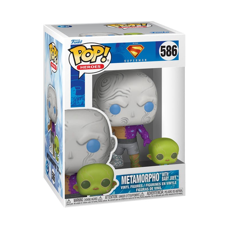 Superman (2025) Pop & Buddy! Filmer Vinylfigurer Metamorpho med Baby Joey 9 cm