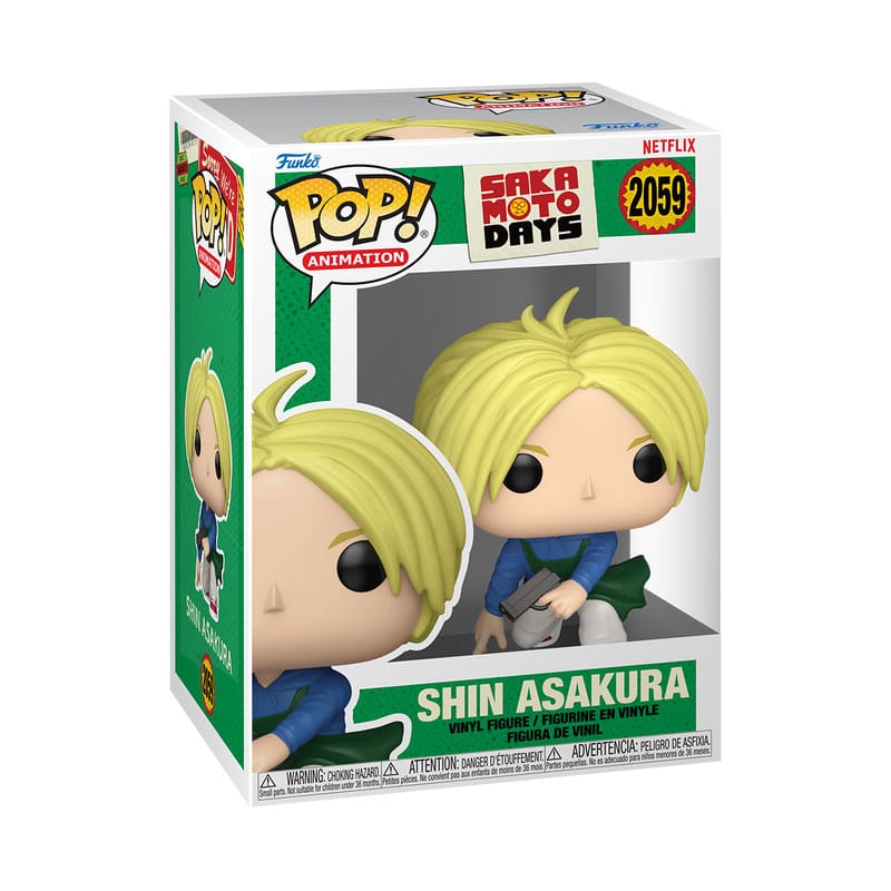 Sakamoto Days POP! Animations-Vinylfiguren Shin 9 cm