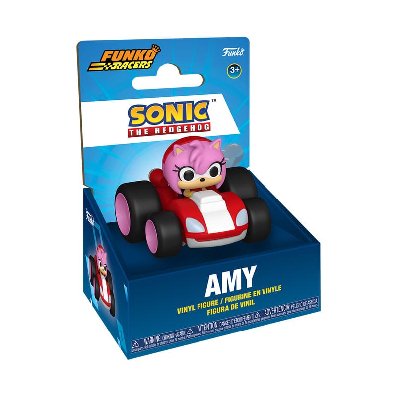 Figura Diecast Sonic The Hedgehog Super Racers Amy Rose 5 cm