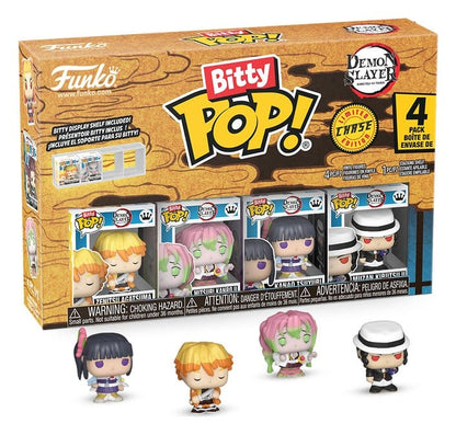 Demon Slayer: Kimetsu no Yaiba Bitty POP! Vinyl Figur 4-Pack Zenitsu 2,5 cm