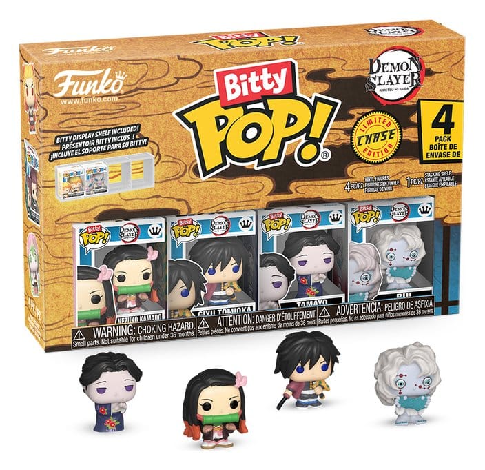 Demon Slayer: Kimetsu no Yaiba Bitty POP! Vinyl Figur 4-Pak Nezuko 2,5 cm