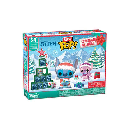 Disney Poche POP! Calendrier de l'Avent de 13 jours, compte à rebours Stitch Holiday