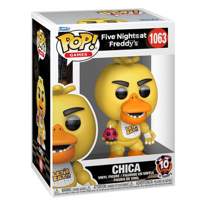 Cinq nuits à Freddy's Pop! Vinyle Figure 10e anniversaire - Chica 9 cm