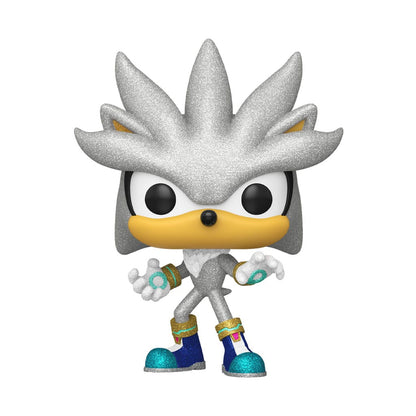 Sonic The Hedgehog Pop! Igre vinil figura srebrna jež (fl) 9 cm