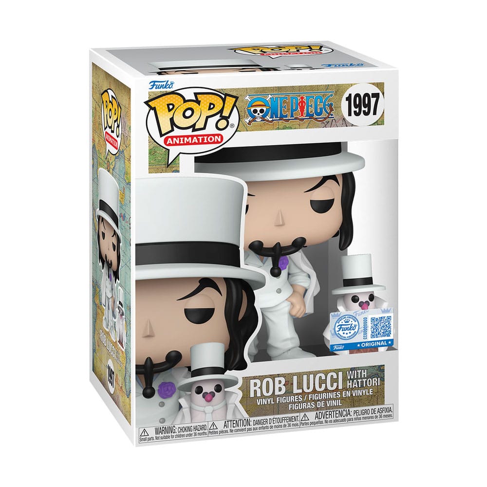 * Heo ekskluzivno izdanje* One Piece Pop! & Buddy Animation Vinil Figure Rob Lucci s Hattori w/Chase 10 cm asortiman (6)