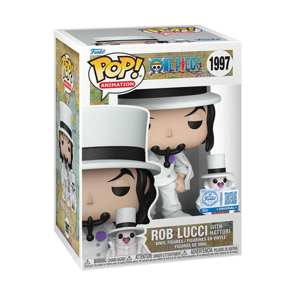 * Heo ekskluzivno izdanje* One Piece Pop! & Buddy Animation Vinil Figure Rob Lucci s Hattori w/Chase 10 cm asortiman (6)