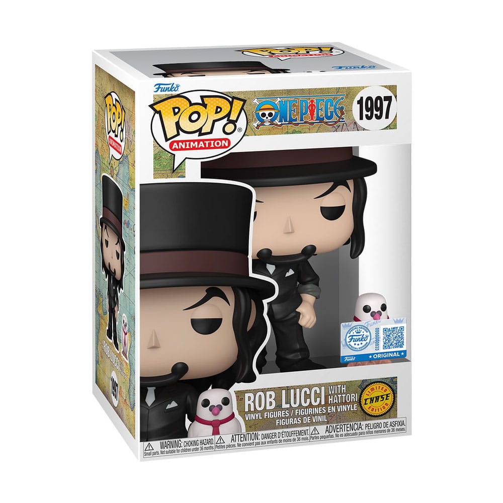 * Heo ekskluzivno izdanje* One Piece Pop! & Buddy Animation Vinil Figure Rob Lucci s Hattori w/Chase 10 cm asortiman (6)