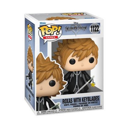 Kingdom Hearts POP! Spil Vinyl Figur Roxas m/Nøgleblade 9 cm