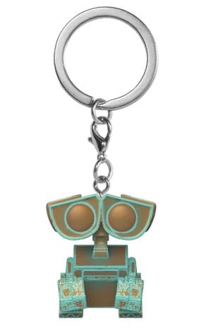 Wall-E POP! Vinyl-Schlüsselanhänger 4 cm Wall-E (Patina) Display (12)