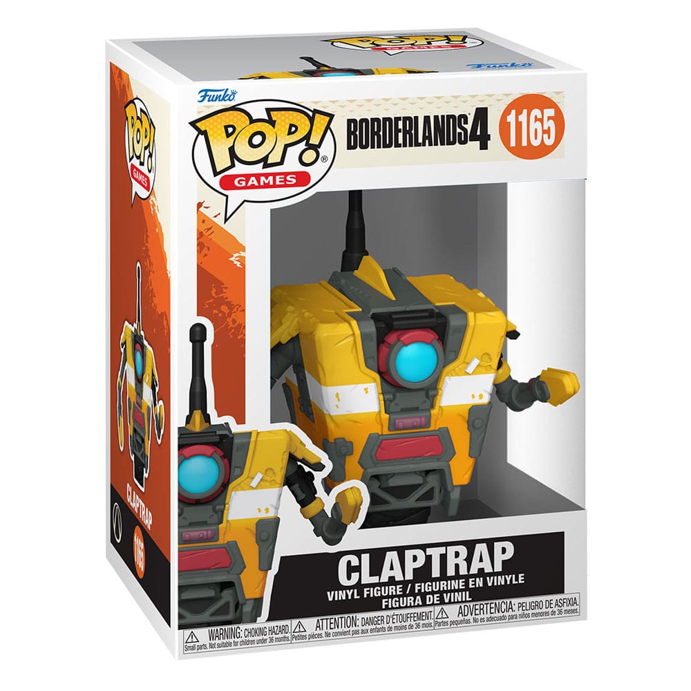 Borderlands 4 POP! Spil Vinyl Figur Claptrap 9 cm