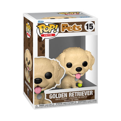 Funko-Legacy POP! Kućni ljubimci Vinilna figura Zlatni retriver 9 cm