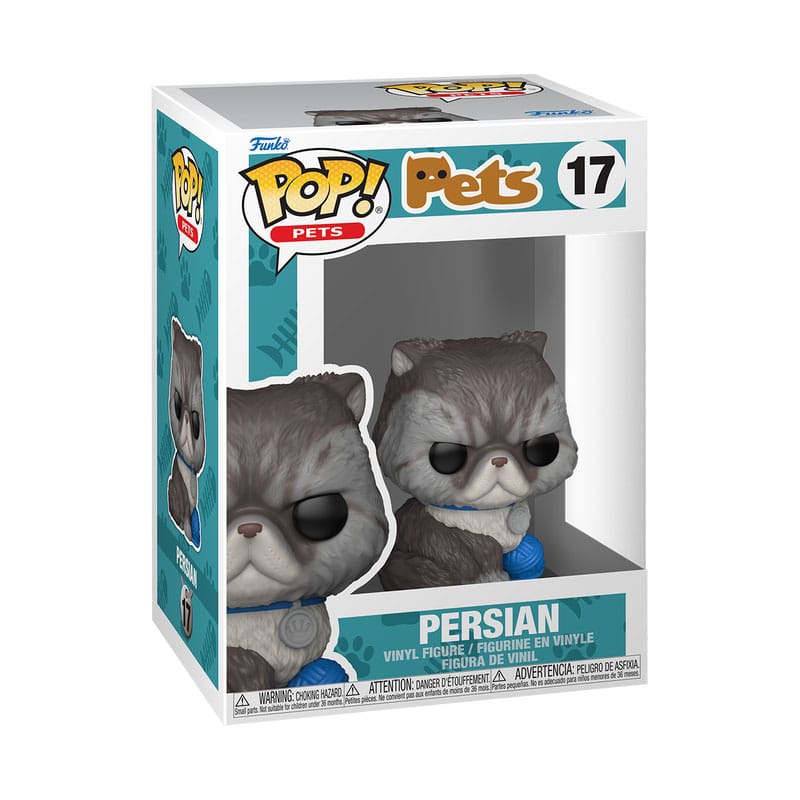 Funko-Legacy POP! Kućni ljubimci Vinilna figura Perzijska mačka 9 cm