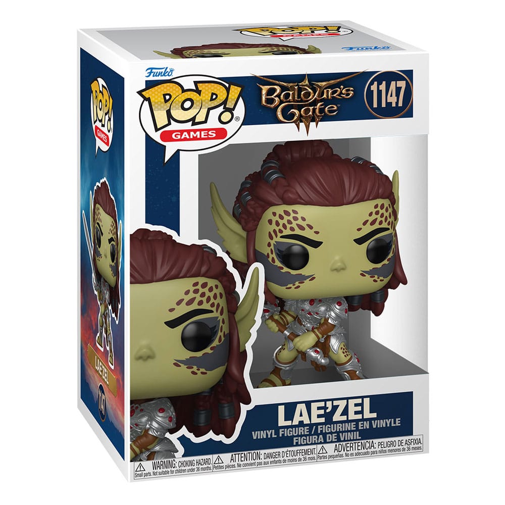 Baldur's Gate 3POP! Giochi Figura in vinile Lae'zel con spada 9 cm