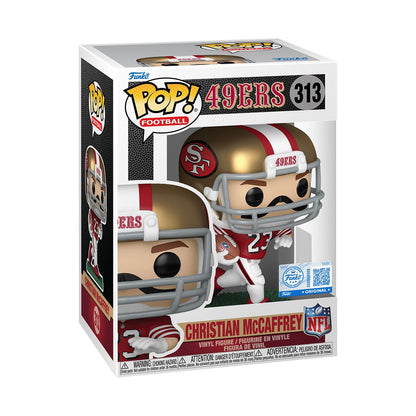 NFL: Leggende POP! Figura sportiva in vinile 49ers- Christian McCaffrey (TB) 9 cm