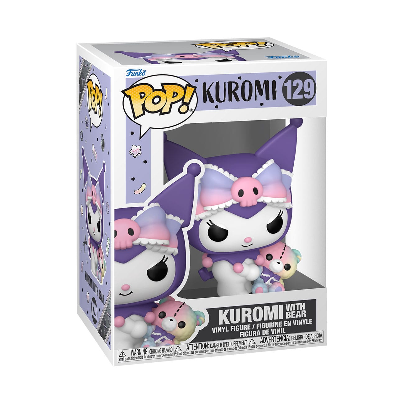 Sanrio POP!&Buddy Animirane vinilne figure Kuromi s medvjedom 9 cm