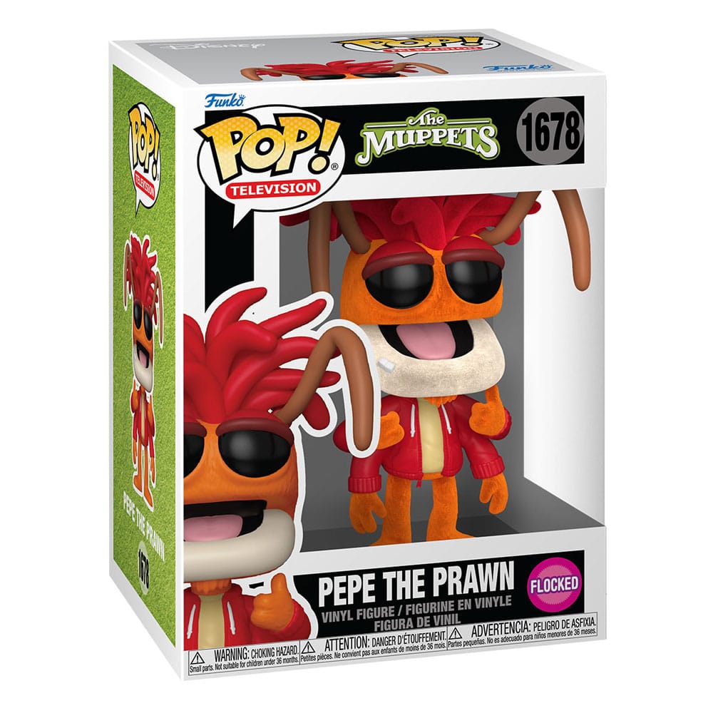 Die Muppets POP! Vinylfigur Pepe die Garnele (beflockt) 9 cm