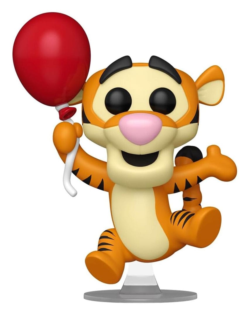 Winnie the Pooh POP! Animation Vinyl figurtigger med ballon 9 cm