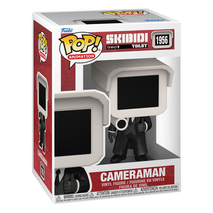 Skibidi toilet pop! Klipper vinylfigur kameraaman 9 cm