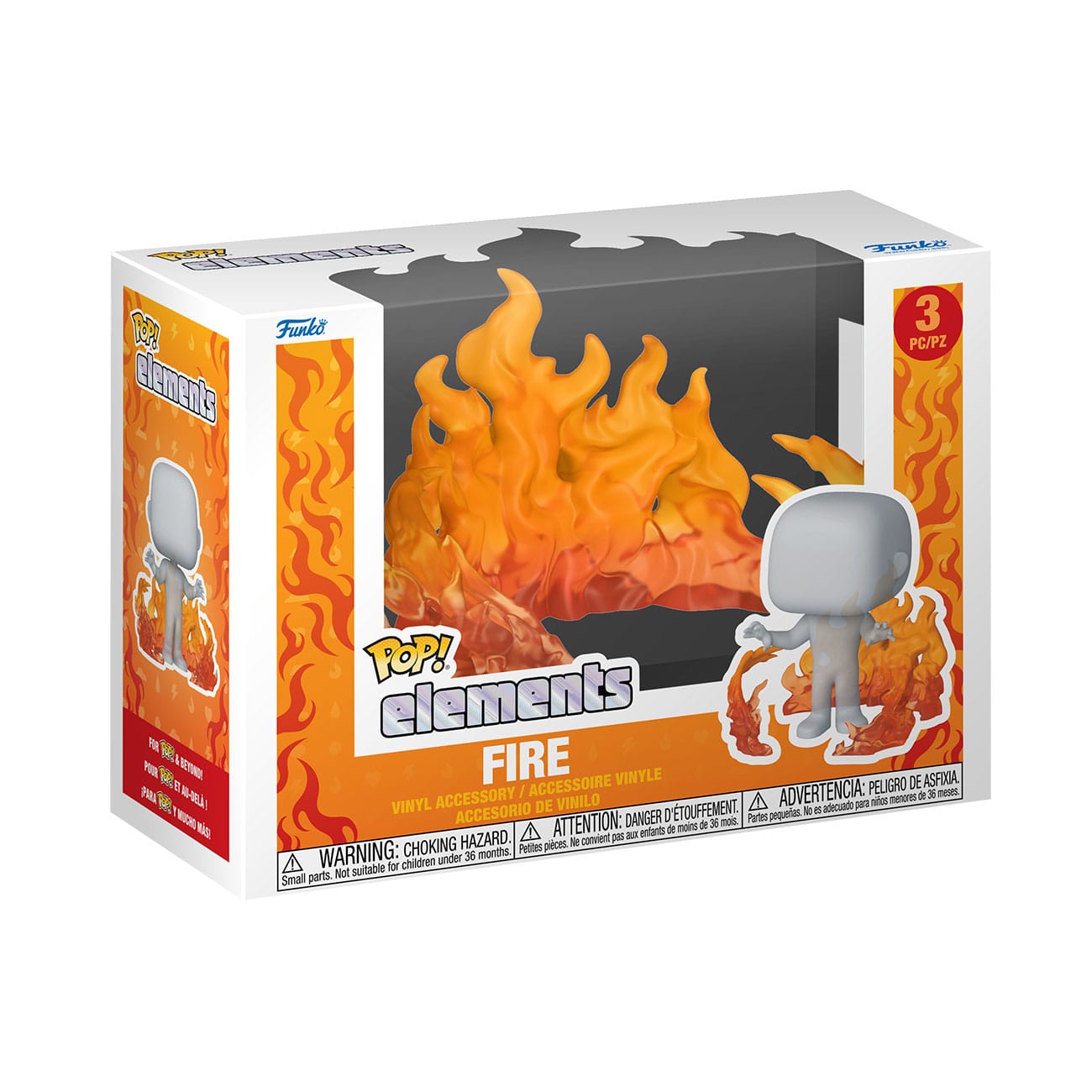 Fire POP! Nooks Vinyl Figure Red 5 cm