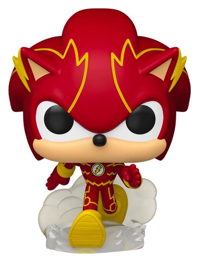 DC x Sonic the Hedgehog POP! Heroes Vinylfigur Sonic as The Flash 9 cm
