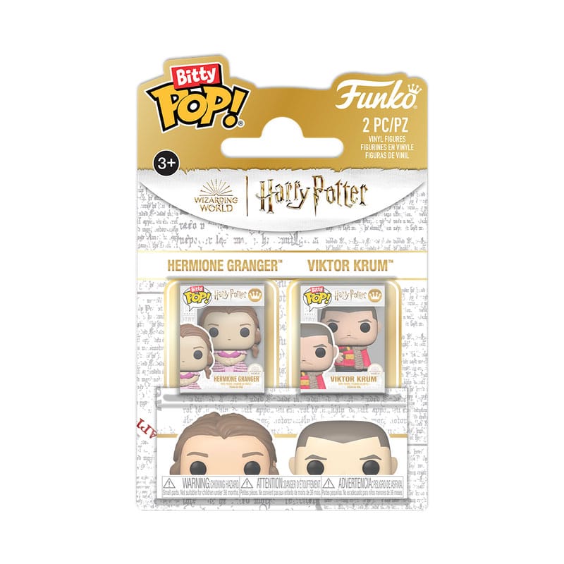 Harry Potter Bitty Pop! Vinil Şekil 2 Pack Hermione ve Krum 2,5 cm