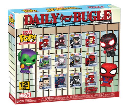 Spider-Man Bitty POP! Vinylfigur Multipack 2,5 cm skærm (12)